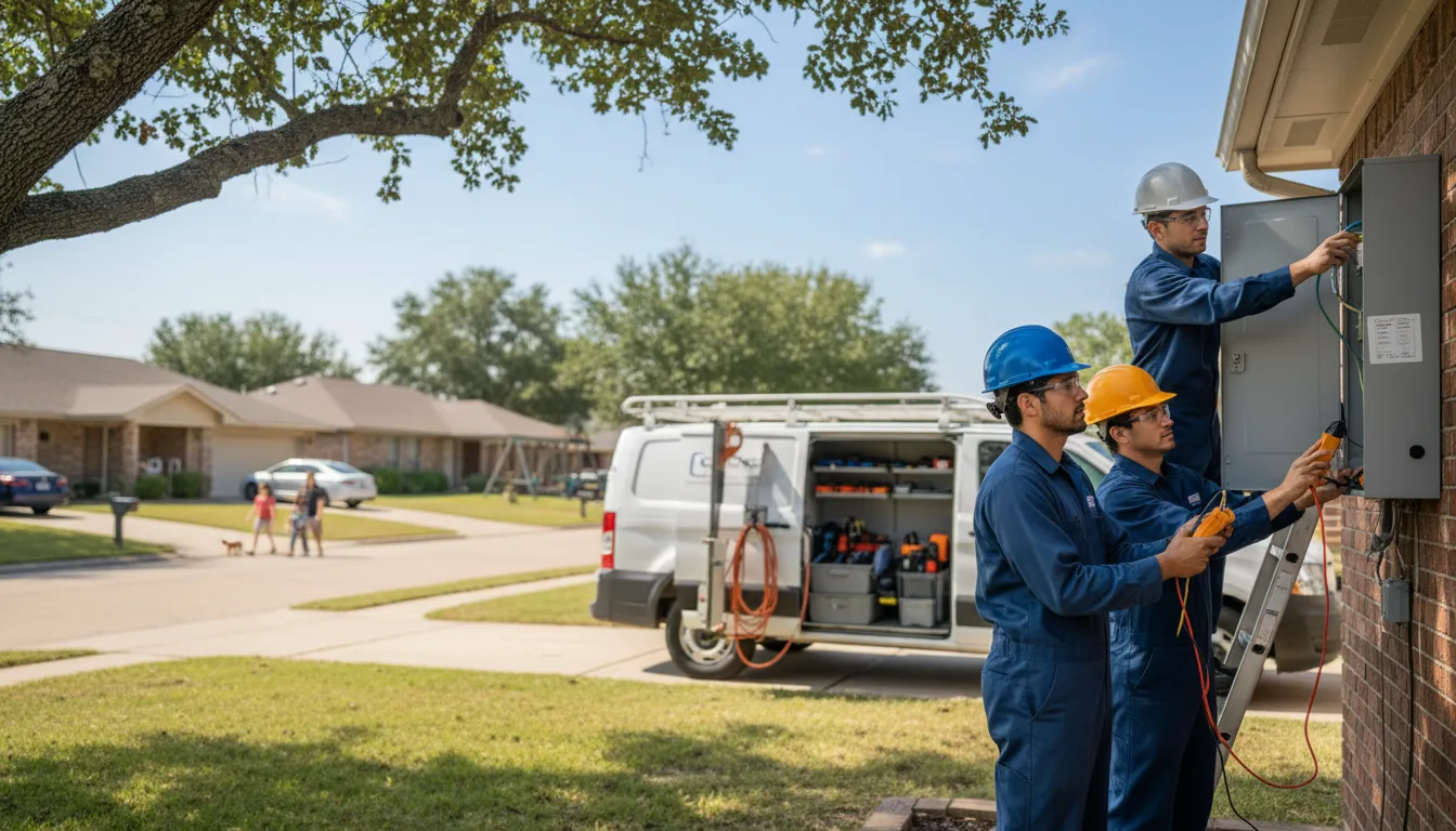 Certified electrician providing emergency electrical services in Timbo, AR